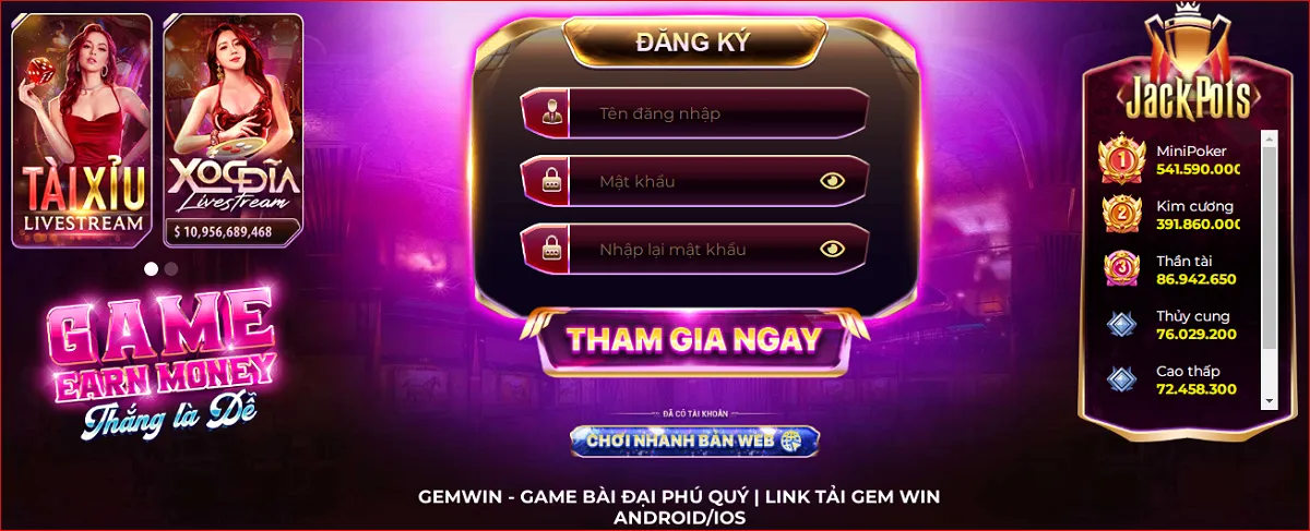 Thông tin liên hệ Gemwin
